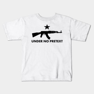 Under No Pretext Black Kids T-Shirt